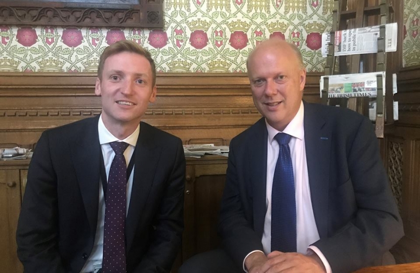 Lee Rowley MP with Chris Grayling MP