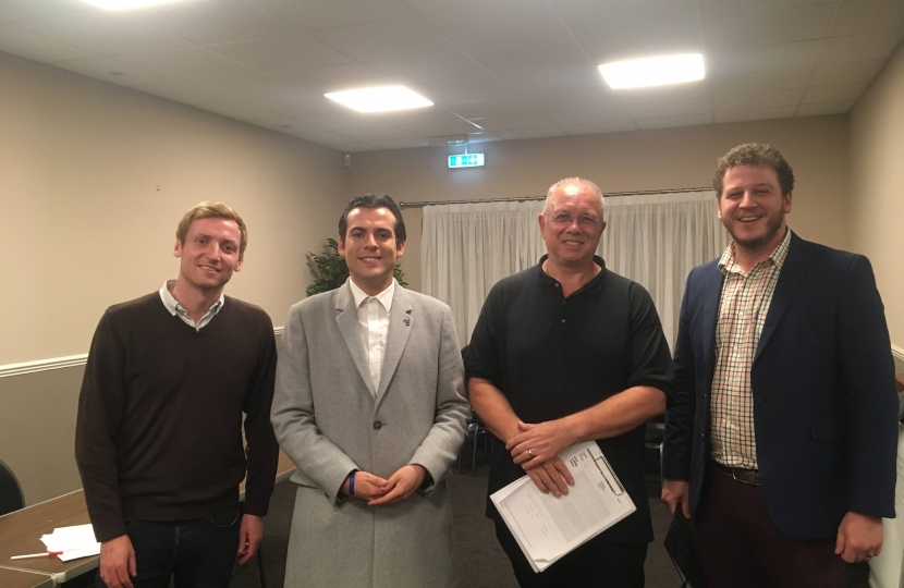 Cllr Jeremy Kenyon at the Eckington By-election Count