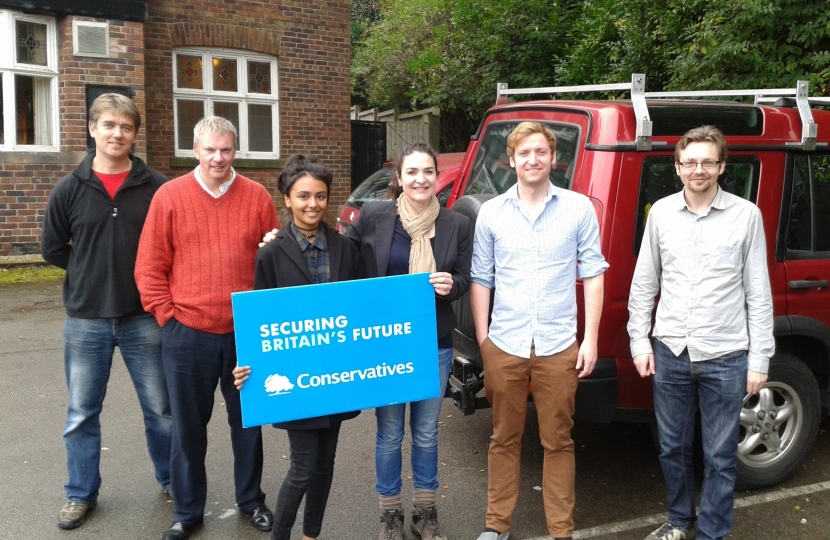 Lee Rowley with North Derbyshire Campaigners