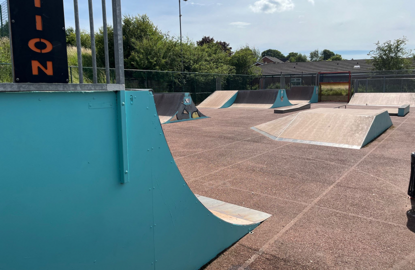 Renovated Killamarsh Skate Park