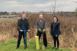 Tree planting in Adlington Park, Wingerworth