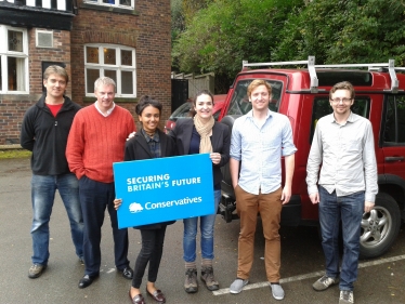 Lee Rowley with North Derbyshire Campaigners