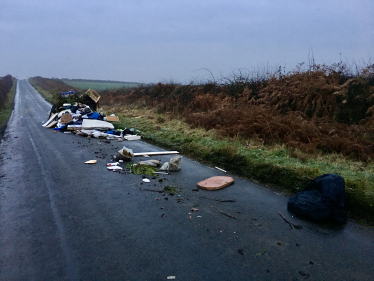 Fly tipping in North East Derbyshire